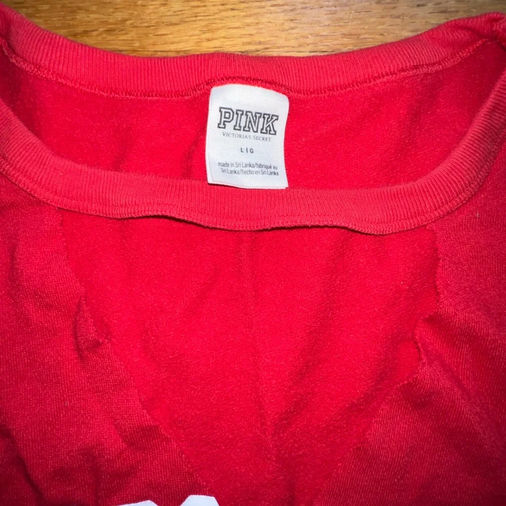 PINK Victoria Secret Cropped Sweatshirt - Picture 2 of 6